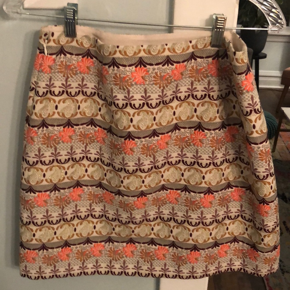 LOFT Patterned Skirt Size 4